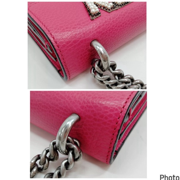 Auth Gucci GUCCIFY Embellished Dionysus Leather Shoulder Bag - Picture 12 of 13